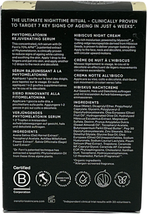 Irene Forte Skincare Night Renewal Travel Kit One size