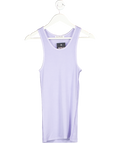 Acne Studios Lilac Ribbed Longline Tank UK XS