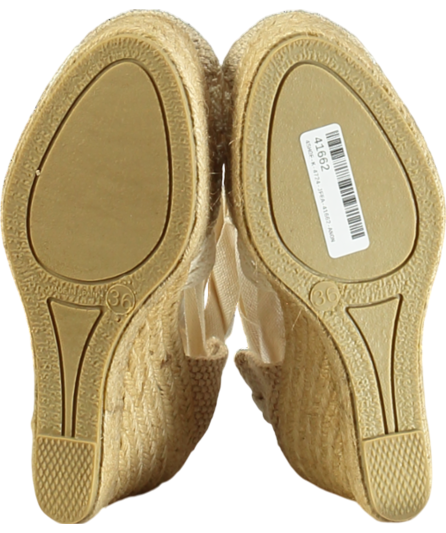 Penelope Chilvers Cream High Valenciana Lace Espadrille UK 3 EU 36 👠