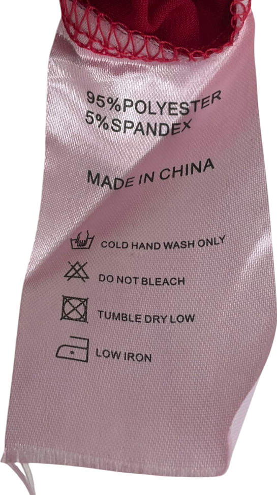 The NAP Co. Red Satin Pyjama Set UK S