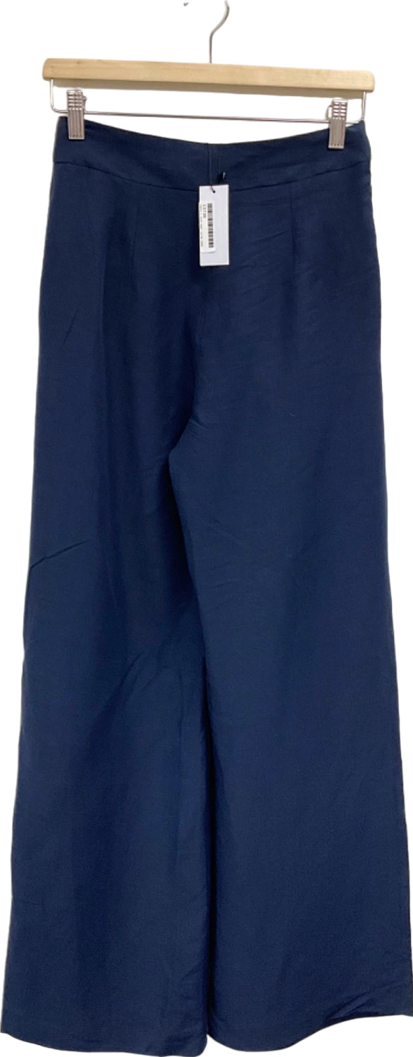 Karen Millen Blue Wide Leg Trousers UK 6