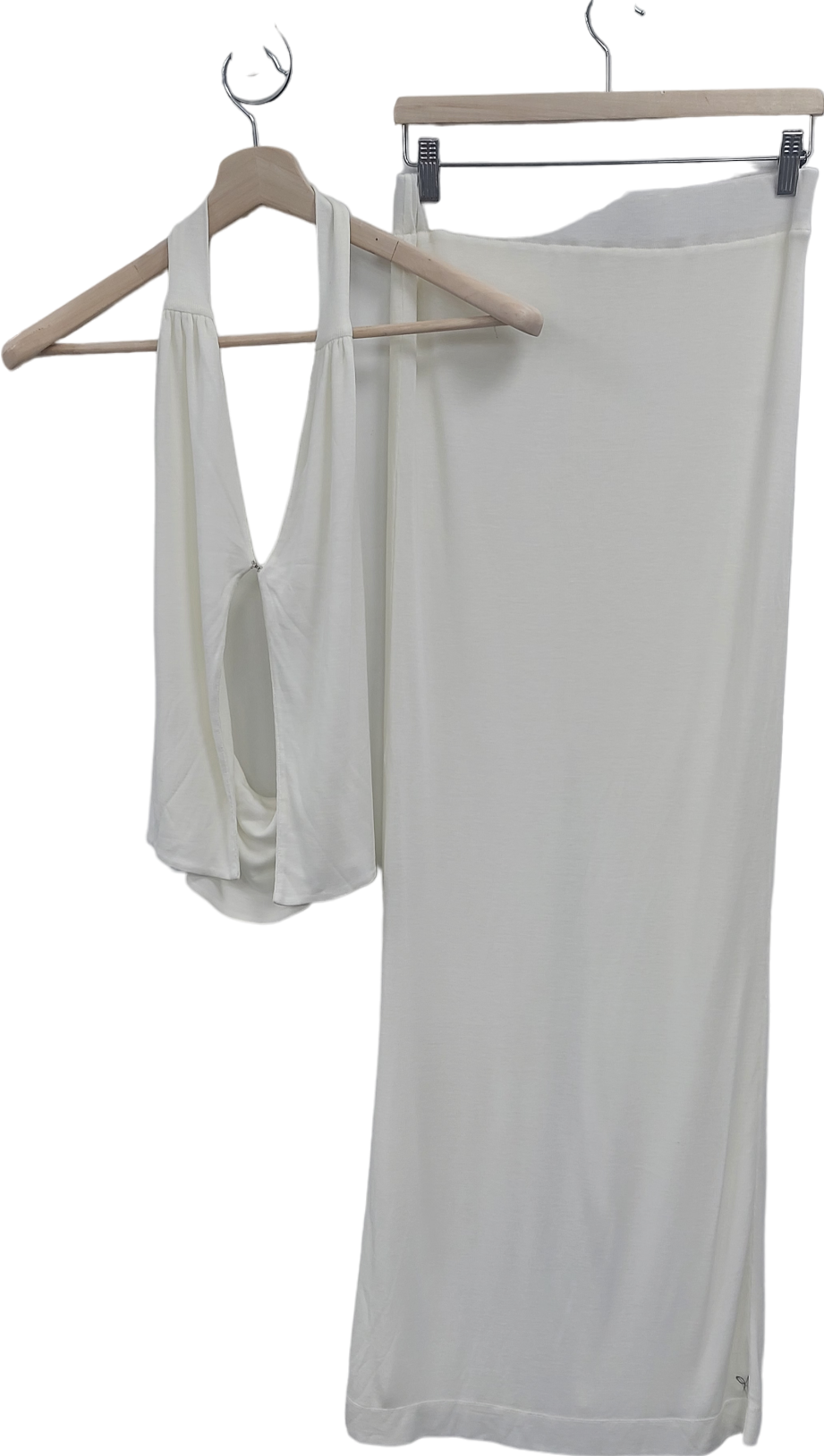 Etta Collection Cream Herodes Top And Maxi Skirt UK S