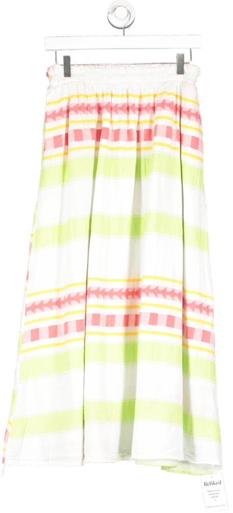 billi Multicoloured 100% Cotton Maxi Skirt UK S