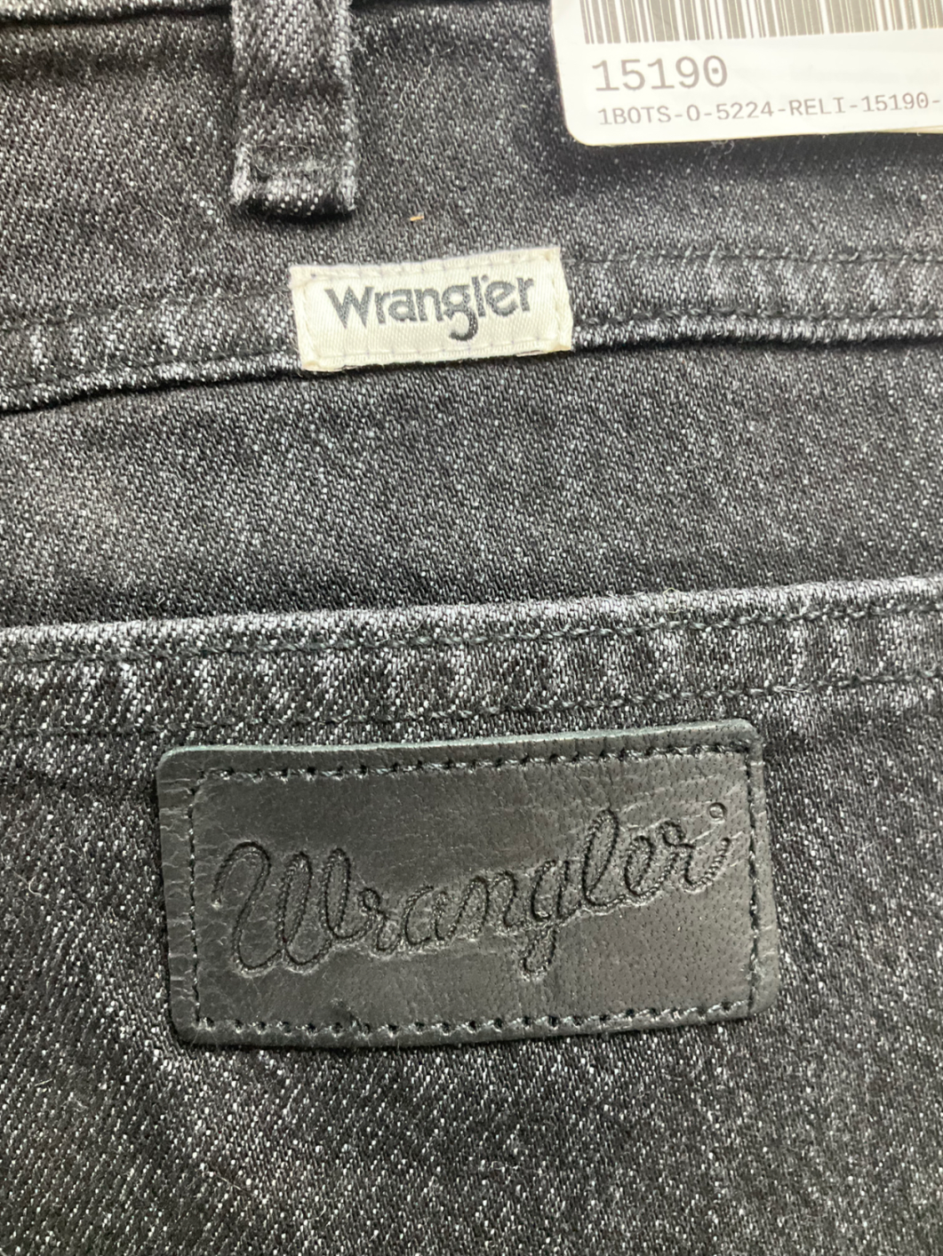 Wrangler Black High Rise Flare Jeans W29