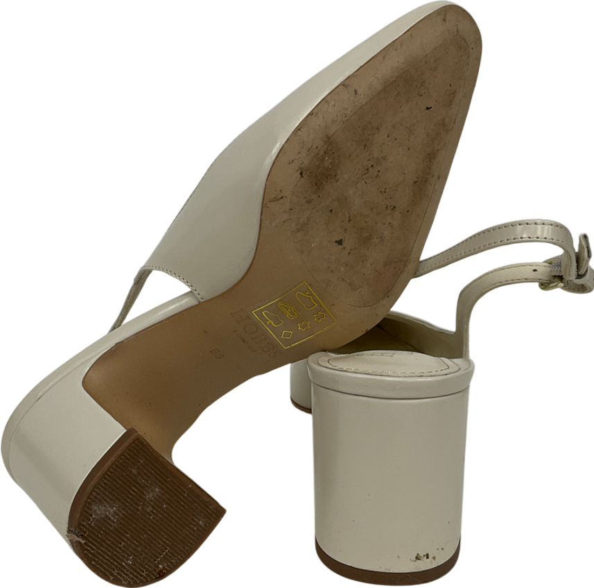 Hobbs Cream Lily Leather Slingbacks UK 3 EU 36 👠