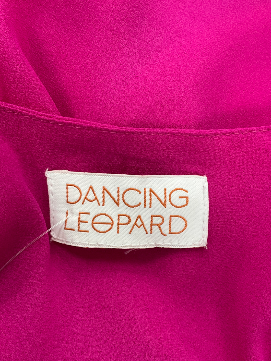 Dancing Leopard Pink Lyma Blouse In Solid Magenta UK 10