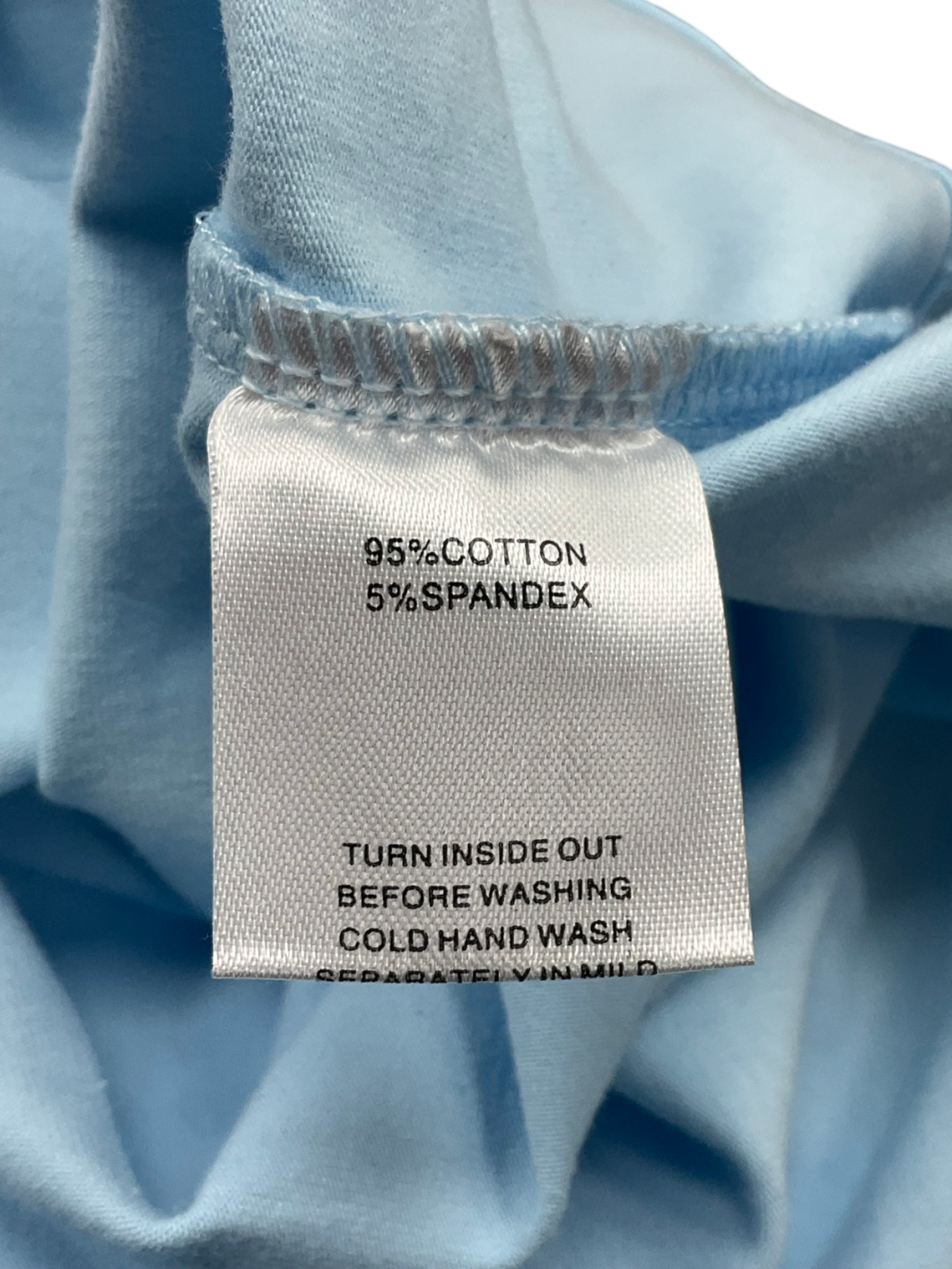 White Fox Blue It Goes Like This Baby Tee UK XL