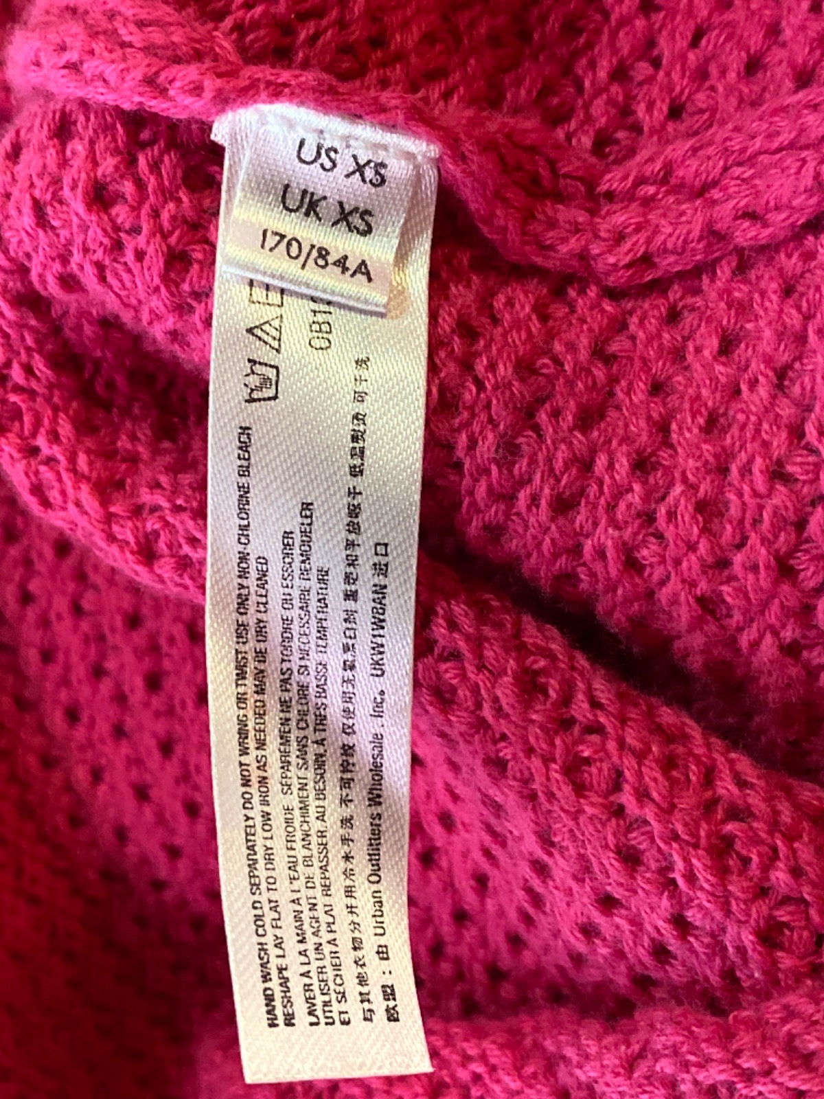 FREE PEOPLE Beach Fuchsia Sleeveless Knit Jumpsuit UK XS
