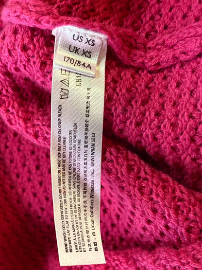 FREE PEOPLE Beach Fuchsia Sleeveless Knit Jumpsuit UK XS