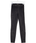 L'agence Black Coated Cropped Skinny Jean UK XS