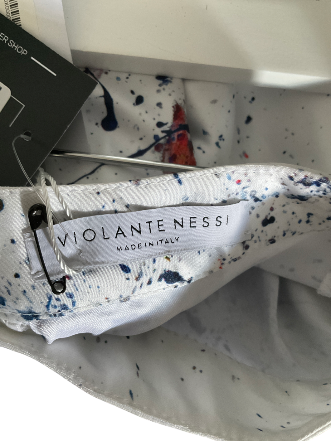 violante nessi White Mid Skirt UK 6