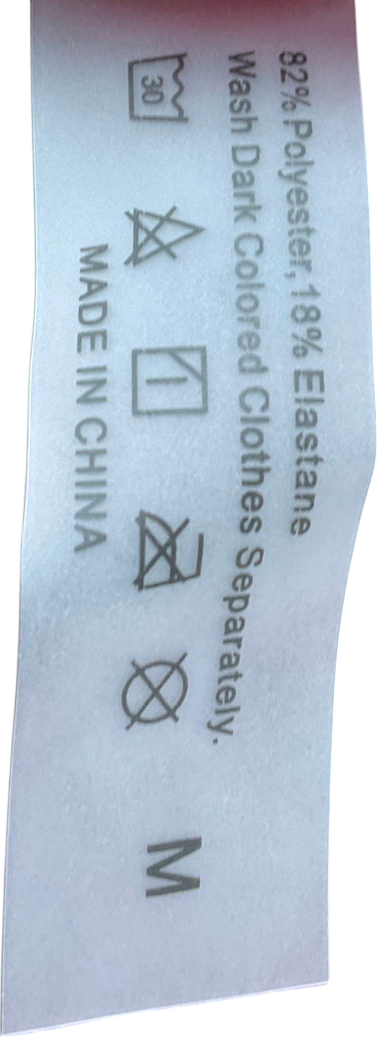 SHEIN Orange Knot Cut-out Tank Top & Hipster Bottom UK M