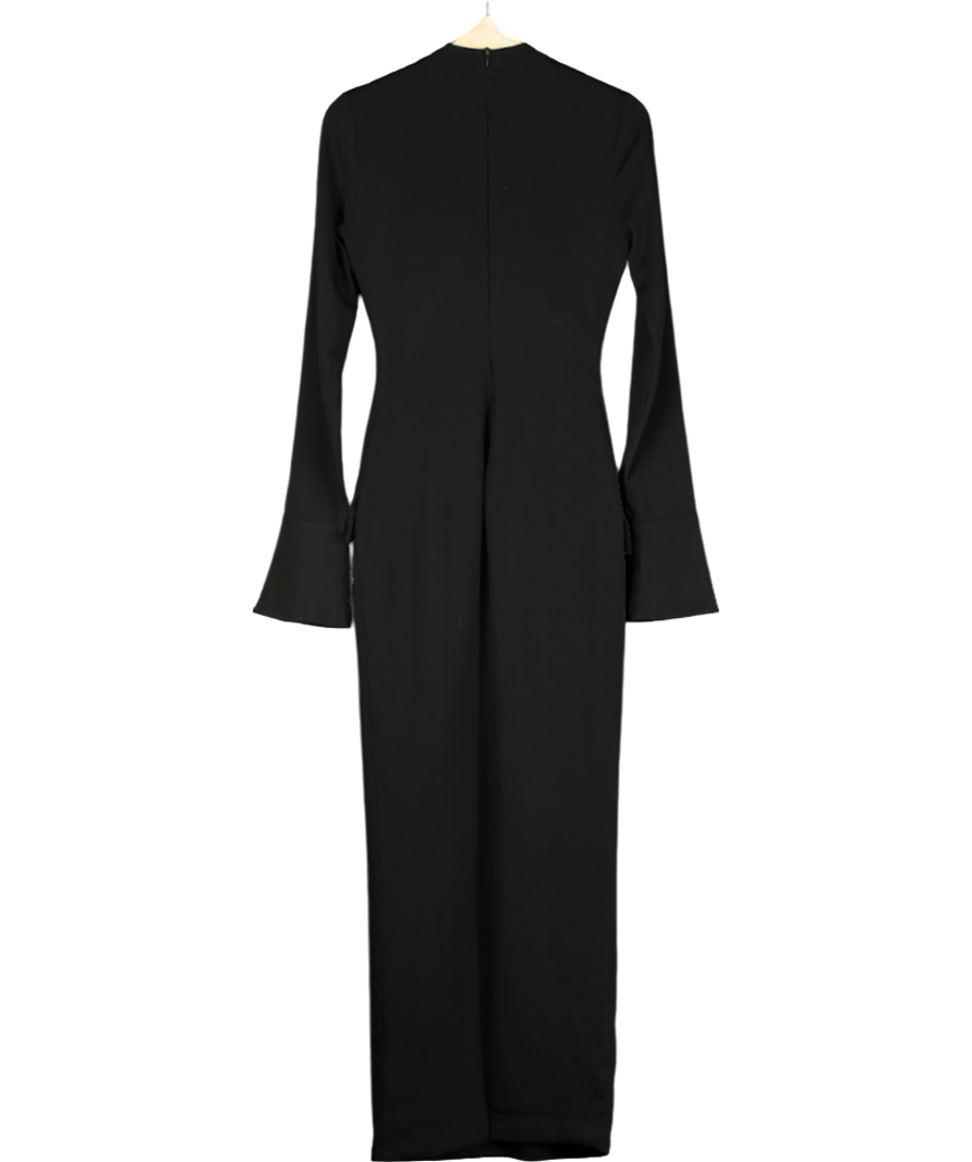 House of CB Black Marie-louise Turtleneck Dress UK S