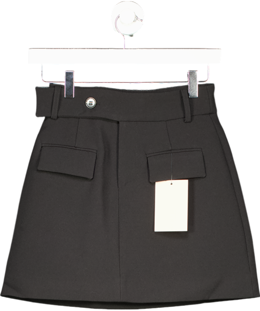 OddMuse Black The Ultimate Muse Mini Skirt UK XXS