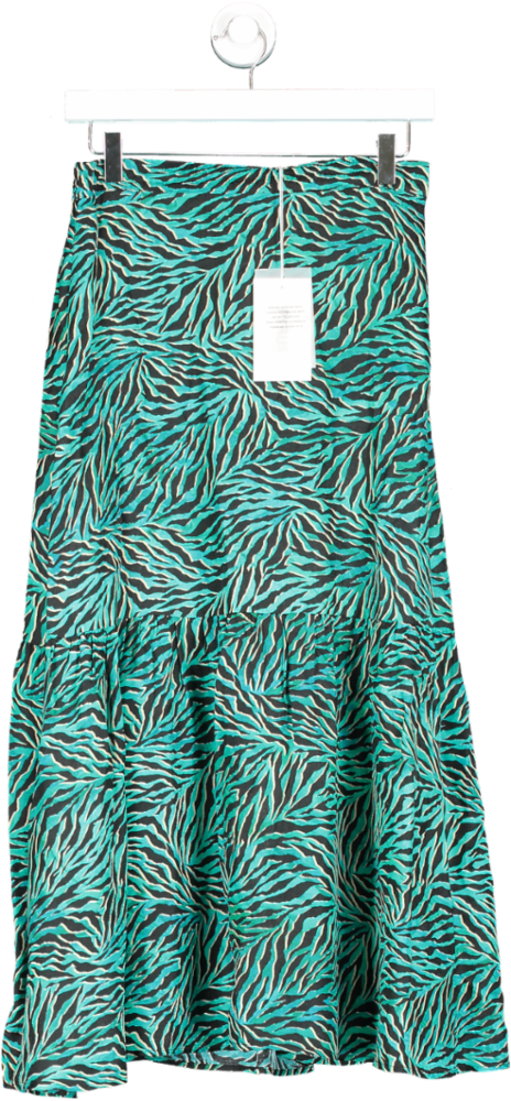 PYRUS Green Lia Skirt Geo Animal UK S