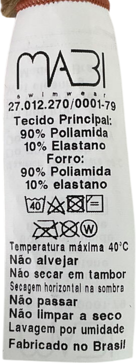 mabi swimwear Orange Dahlia Bikini Set UK S