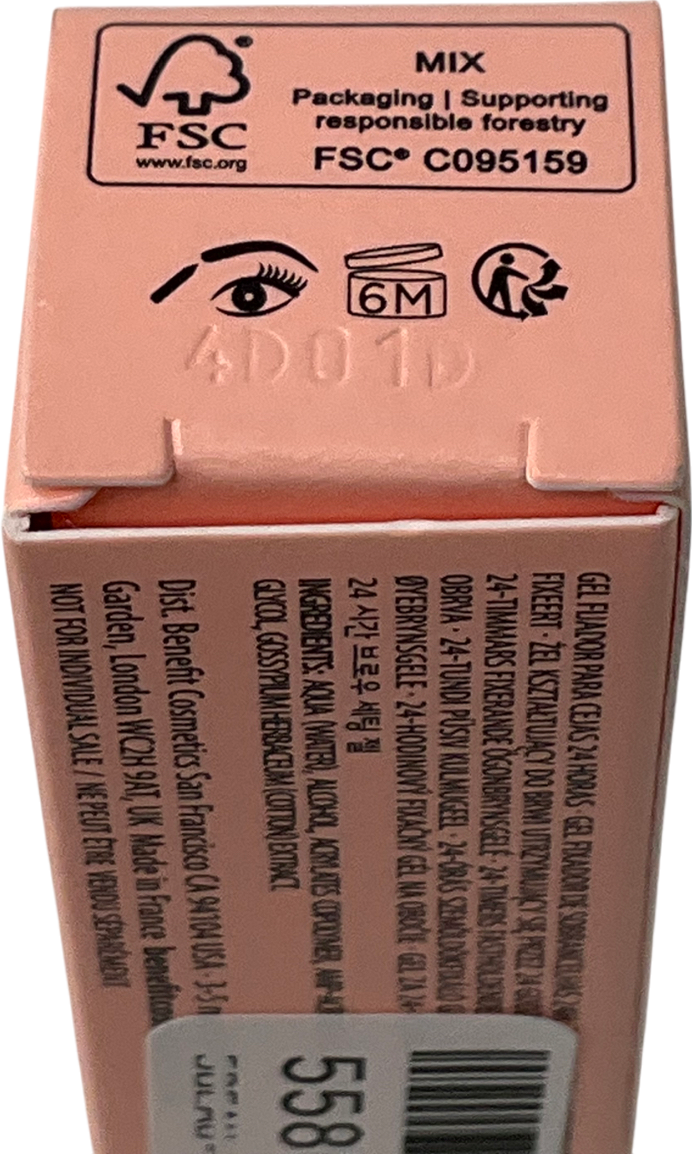 Benefit 24-hour Brow Setter Clear Brow Gel Travel-size 2ml