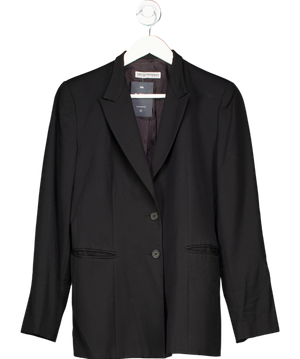 Emporio Armani Black Essentials Single-breasted Blazer UK L