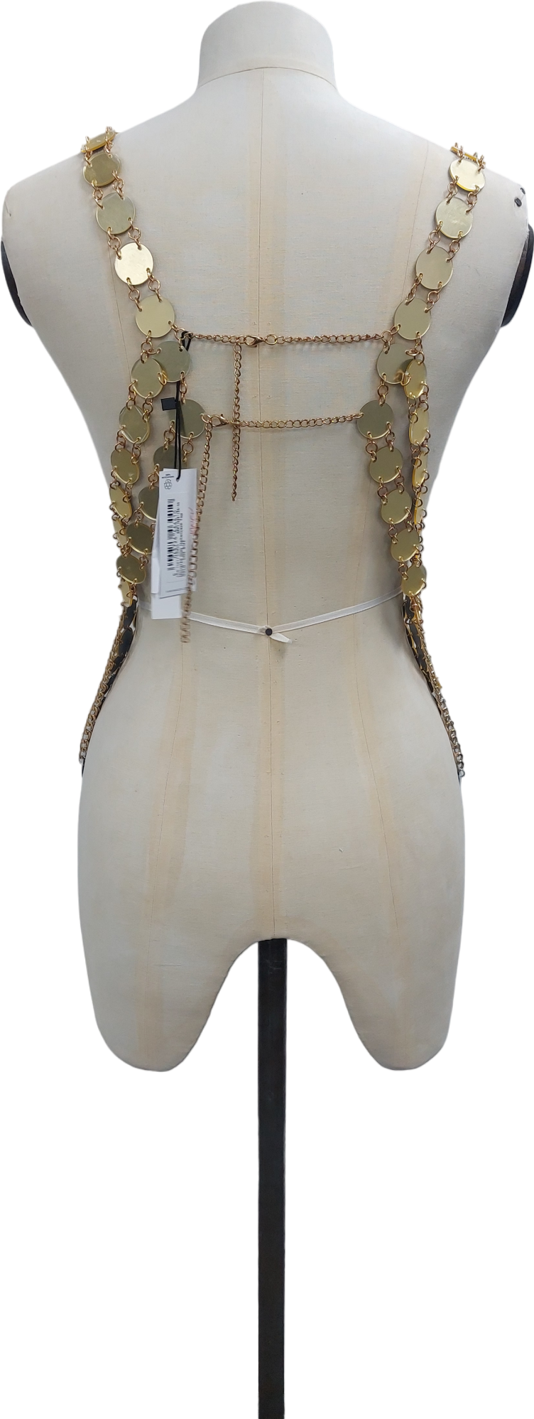 Karen Millen Mirrored Disc Halterneck Top