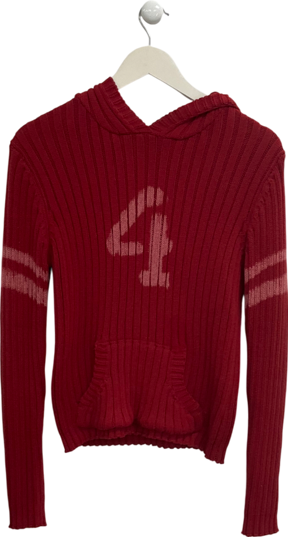 Jaded London Red 4ever Hoodie UK XS