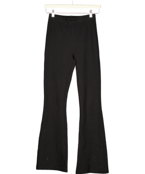 The Kooples Black Stretch Flared Trousers UK 4