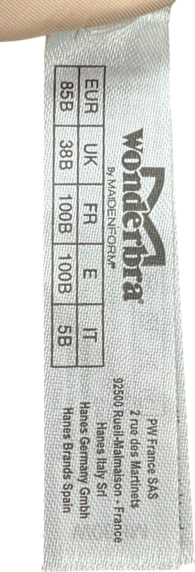 Wonderbra Nude Ultimate Backless Bra UK 38B