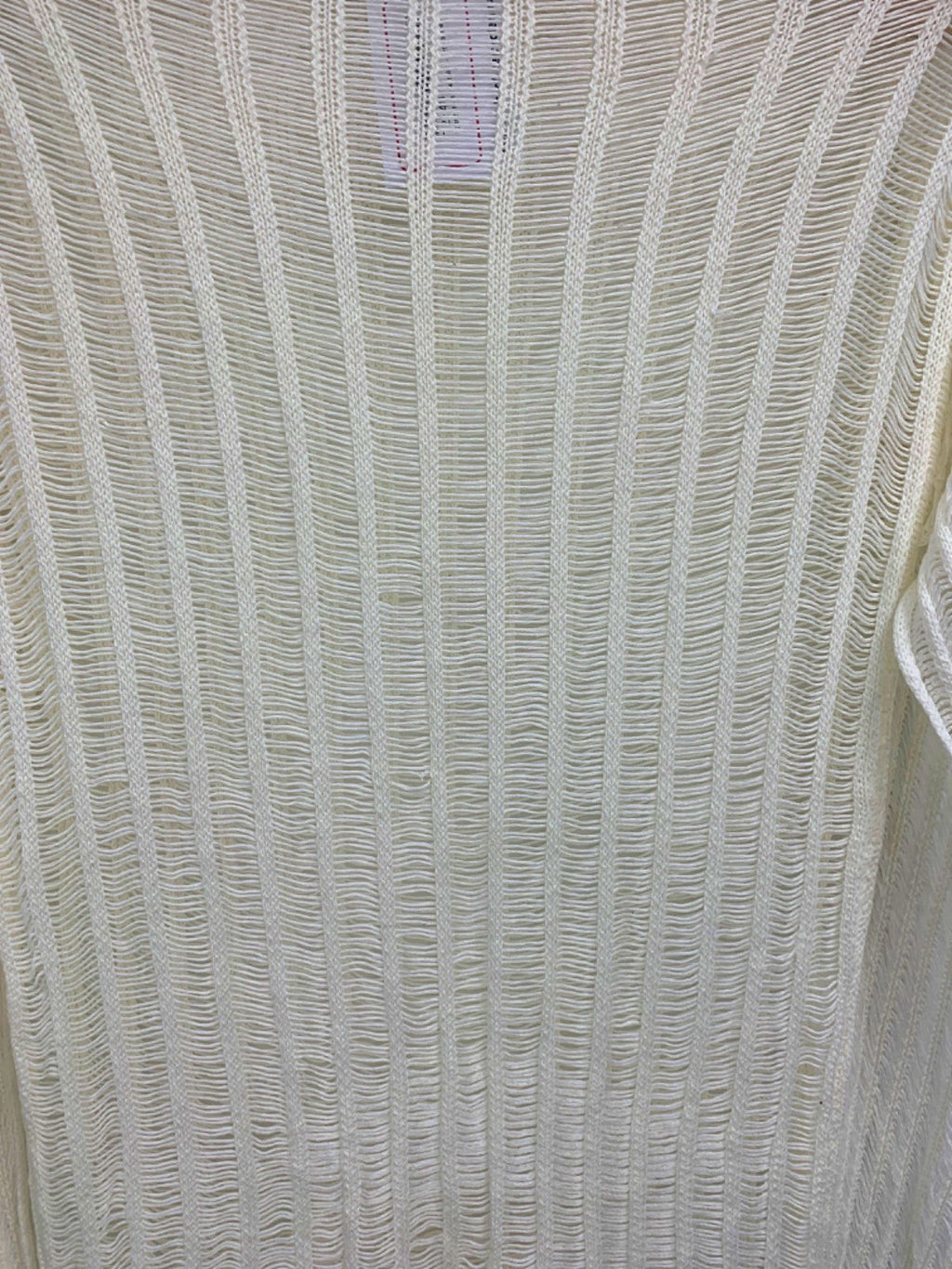 Mars The Label Ivory Long Sleeve Knitted Top UK S