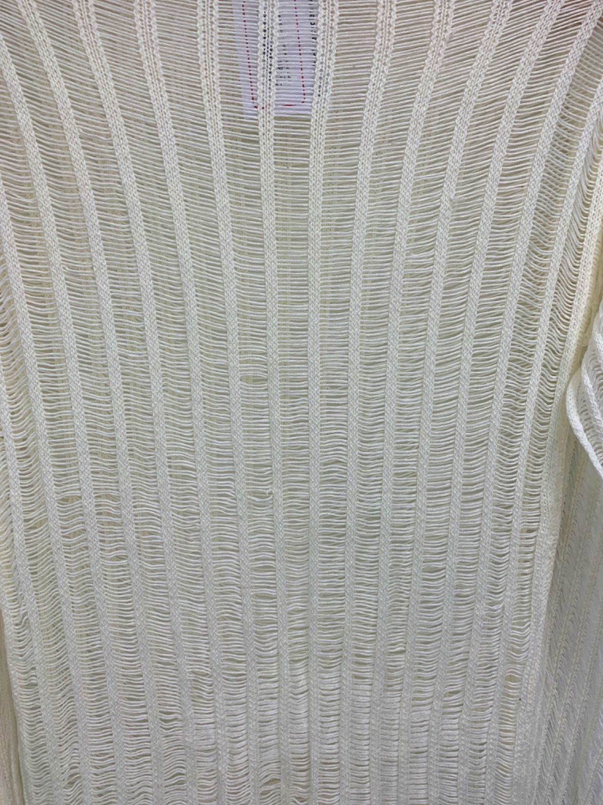 Mars The Label Ivory Long Sleeve Knitted Top UK S