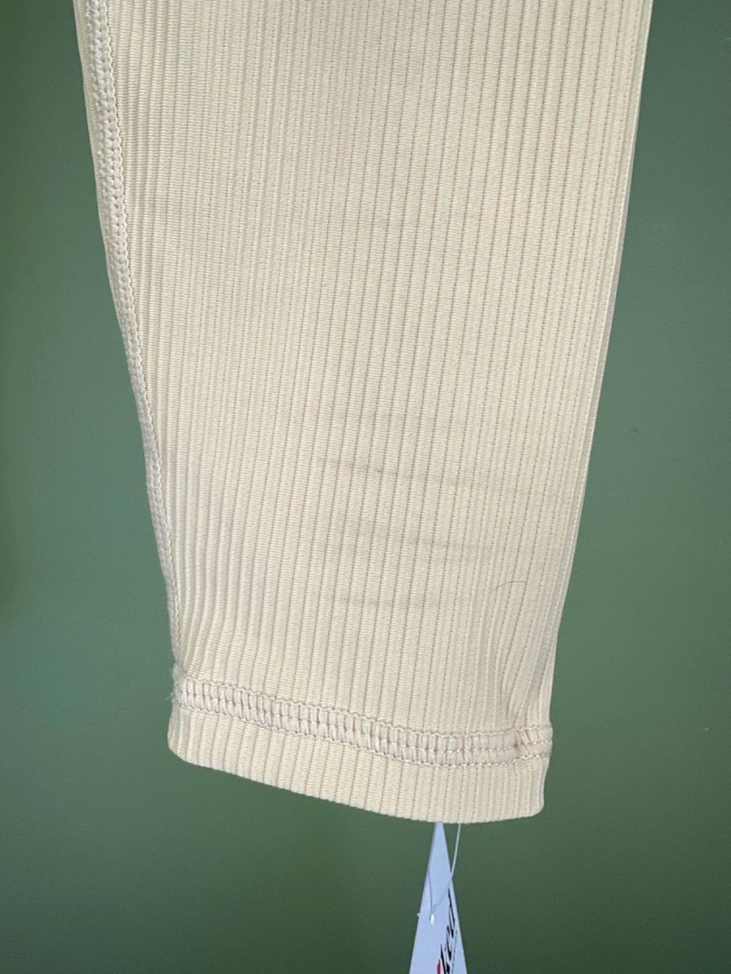 NKD Apparel Cream Ribbed Leggings UK S