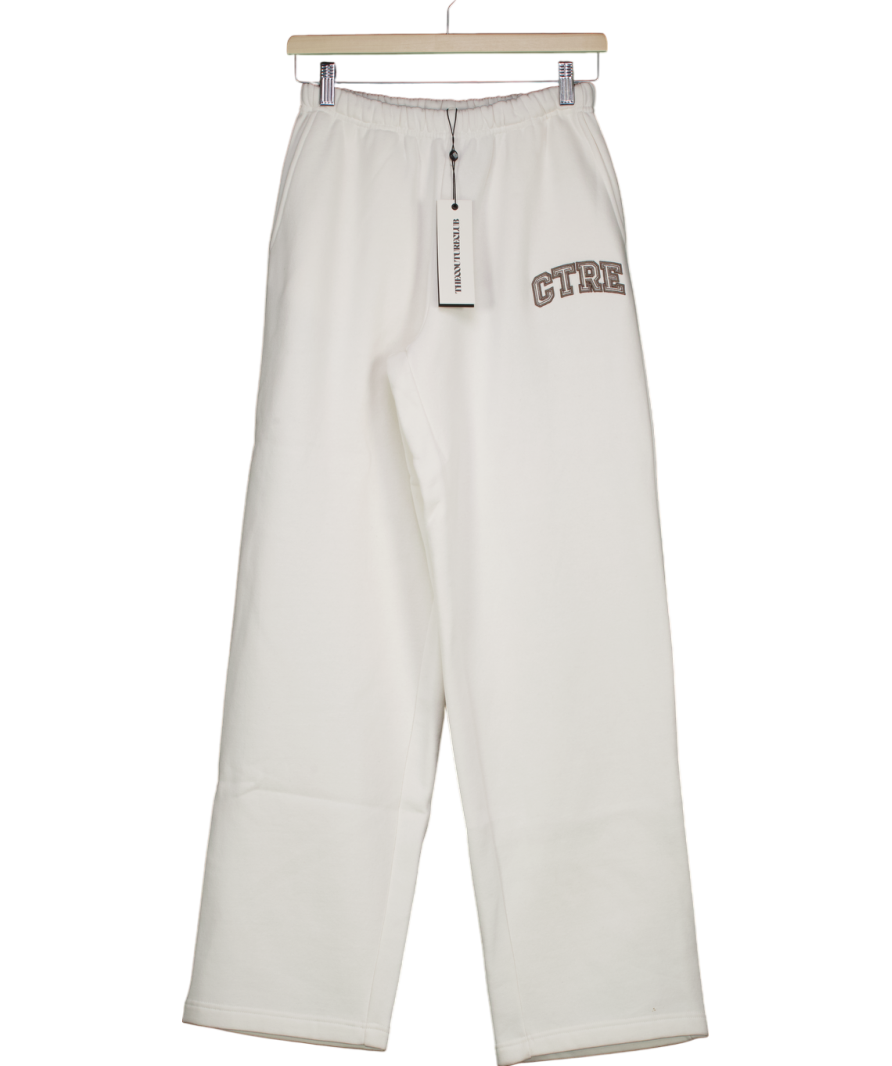The Couture Club White CTRE Logo  Relaxed Joggers UK 6