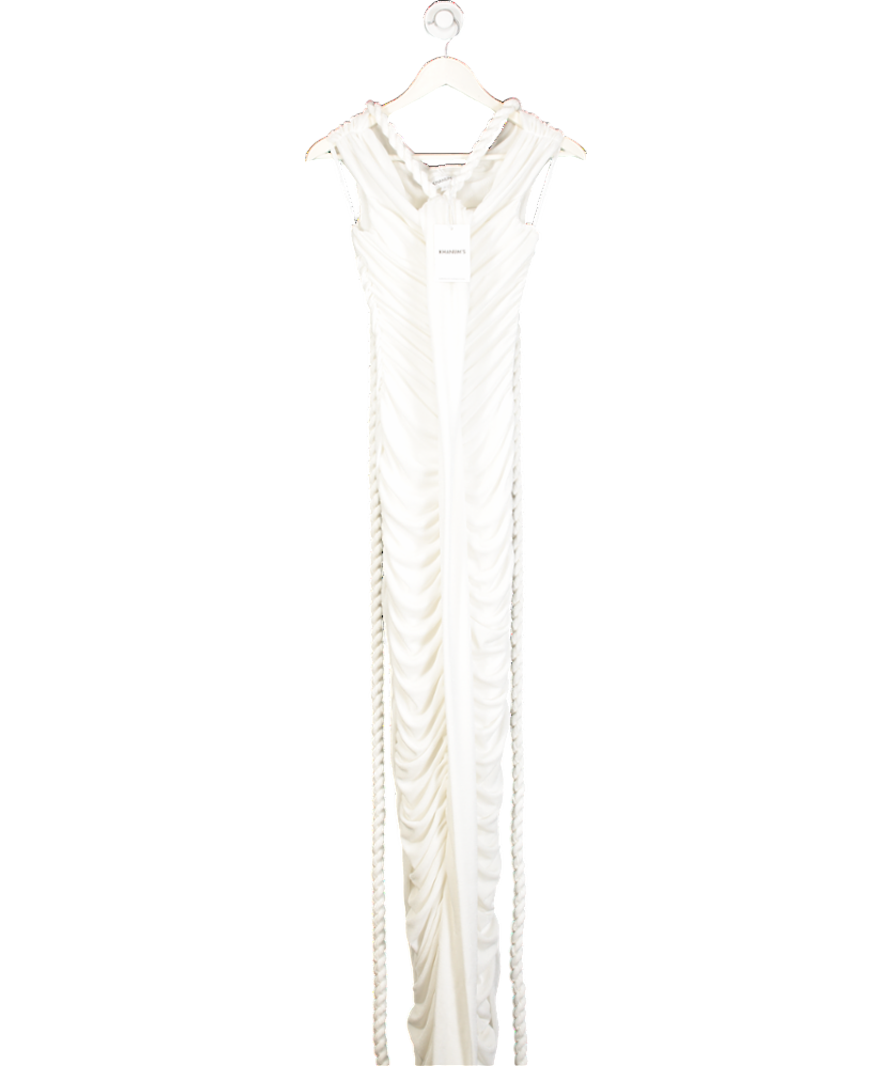 Khanum's White Korro Dress UK S