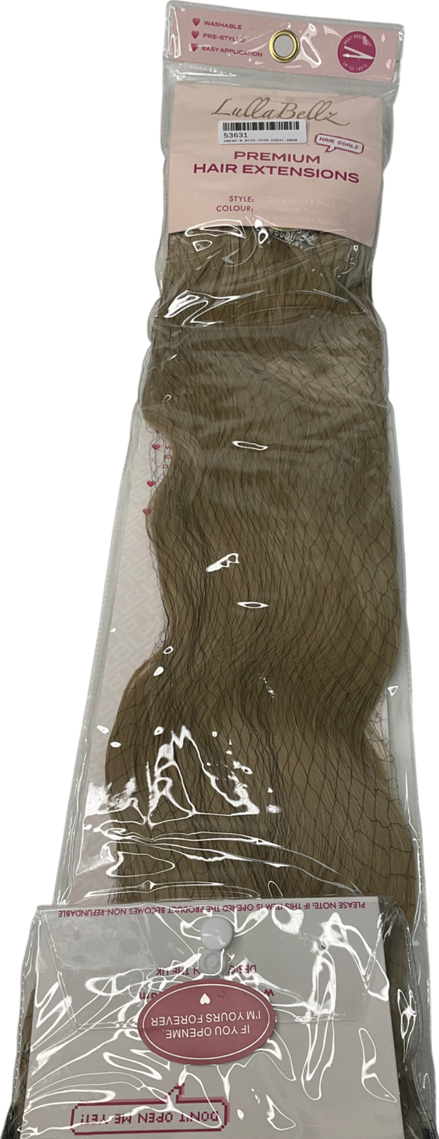LullaBellz Beige Extra Af 34'' 5 Piece Natural Wavy One Size