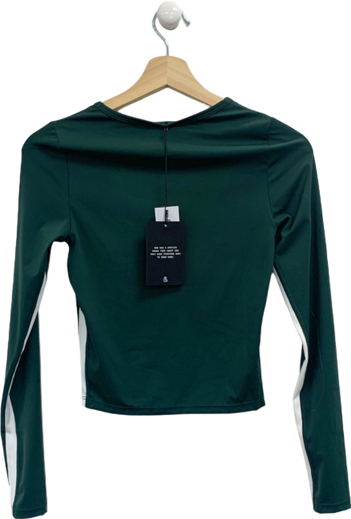 4th & Reckless Forest Green Abby Active Top UK S