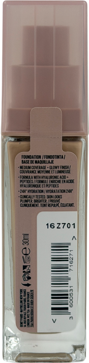 Maybelline New York Foundation Lifter Plump & Glow Foundation All Day Wear 117 30ml