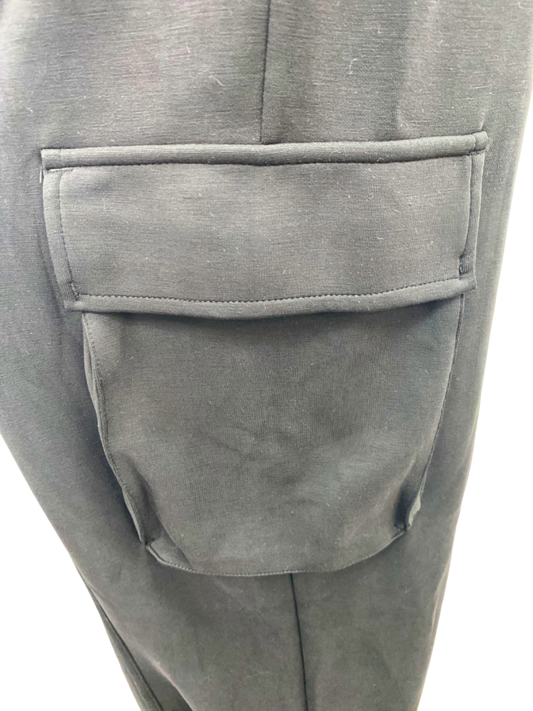 By Very Black Utility Cargo Joggers UK 18