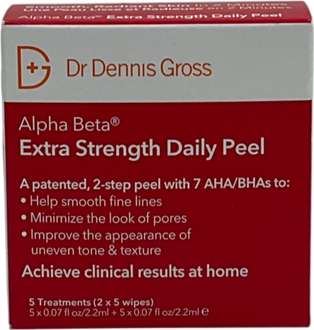 Dr Dennis Gross Skincare Alpha Beta Extra Strength Daily Peel (pack Of 5) 5 treatments