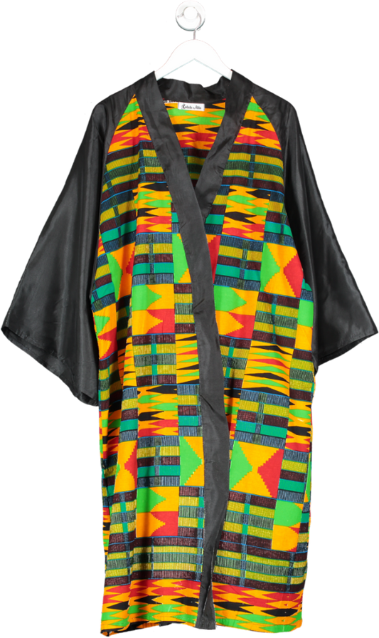 Katutu by Attu Multicoloured Africa Print Robe UK XL