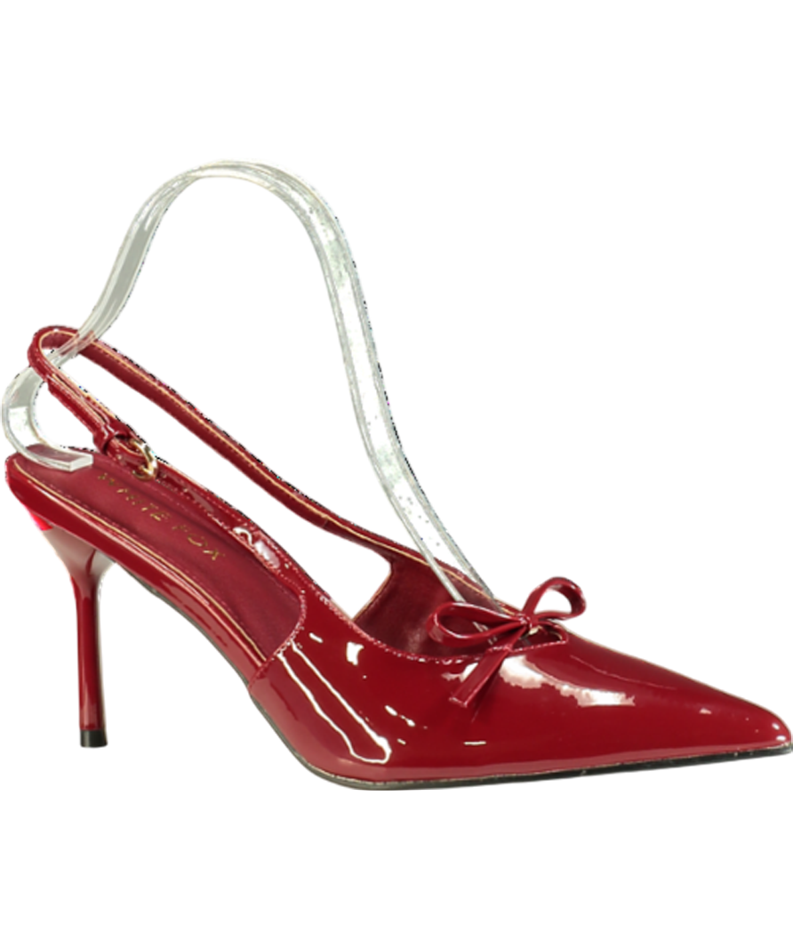 White Fox Red Make Me Blush Heels UK 8 EU 41 👠