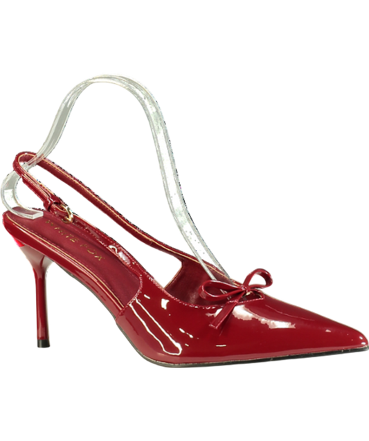 White Fox Red Make Me Blush Heels UK 8 EU 41 👠