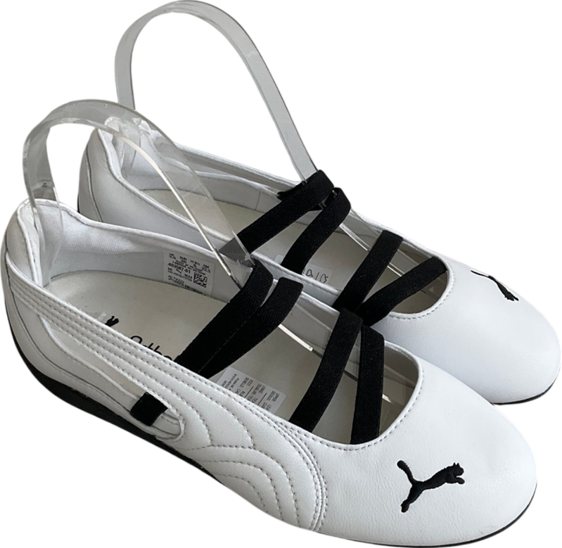 Puma White Speedcat Ballet Pumps UK 3.5 EU 36.5 👠