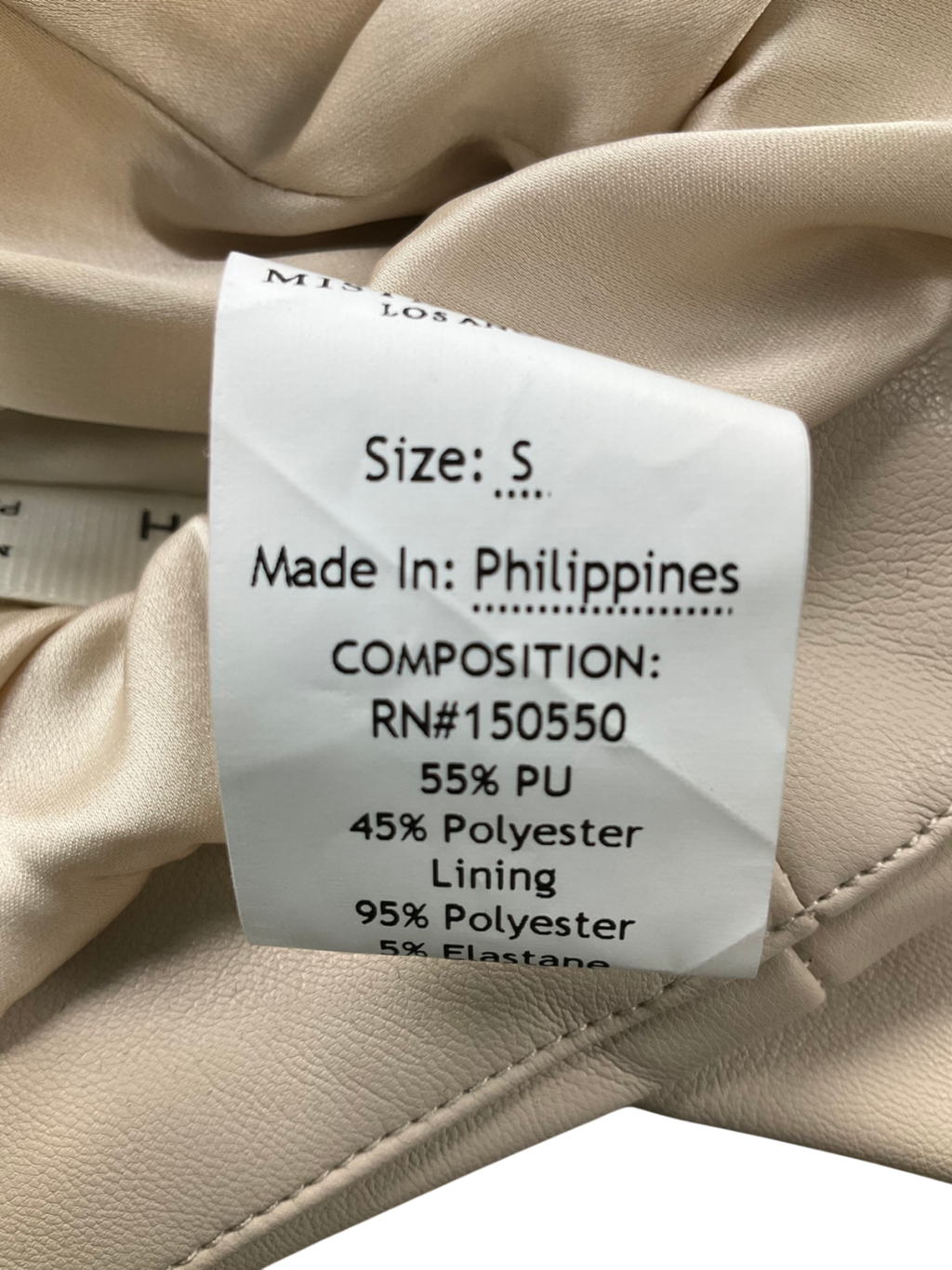 Mistress Rocks Beige Wrap Jacket In Taupe UK S