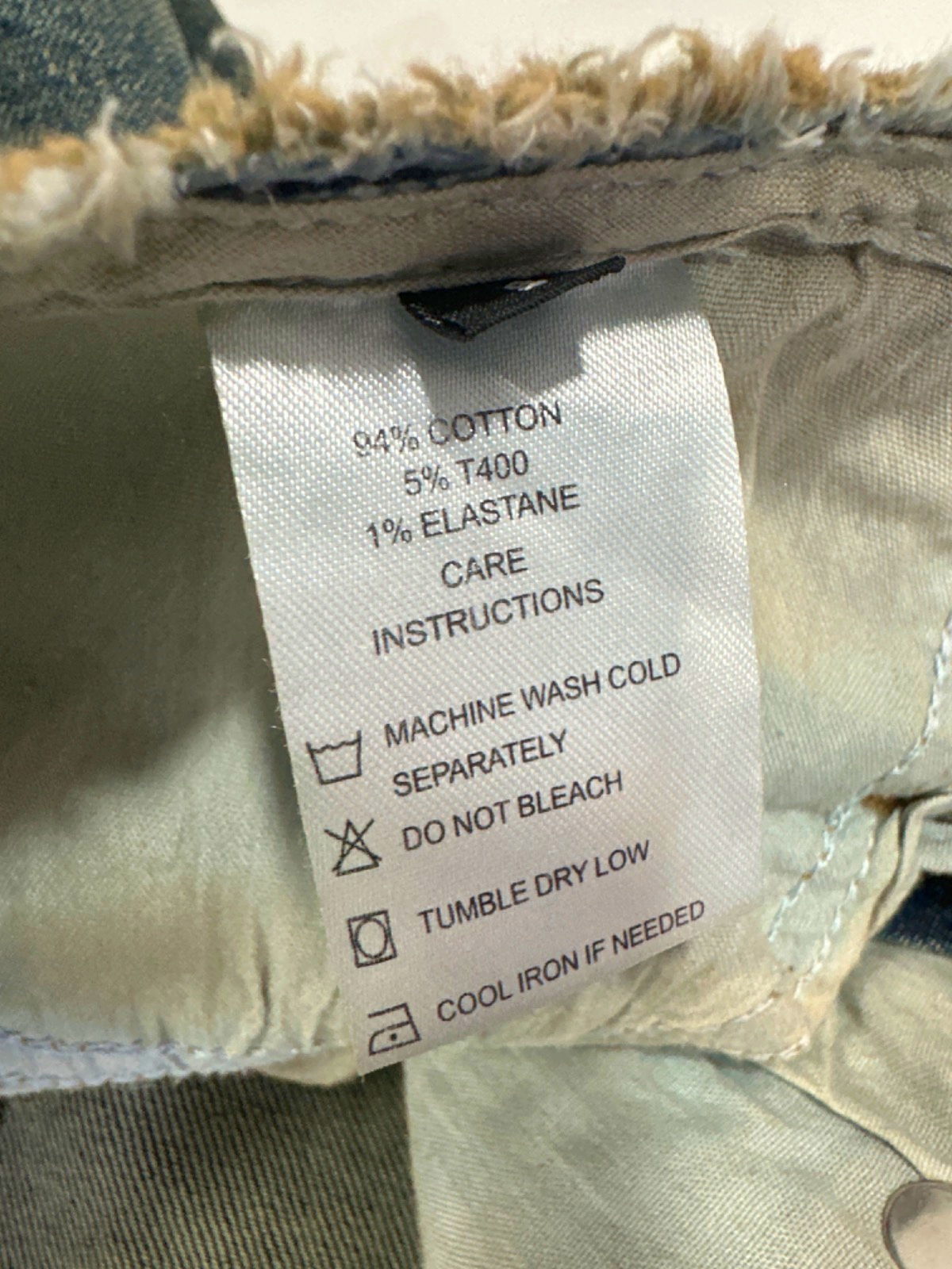 Motel Denim Blue Flared Jeans UK W31