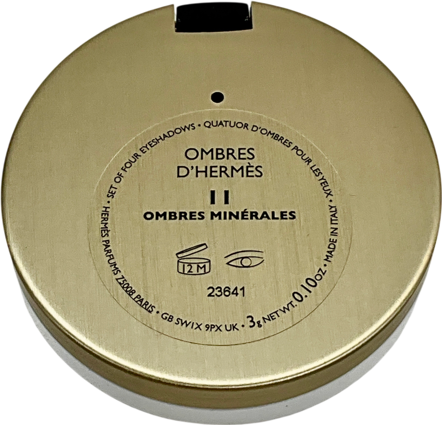 Hermès Ombres D'hermès Colour Palette Quartet Of Eyeshadows Limited Edition 11 Imbres Minerales 3g