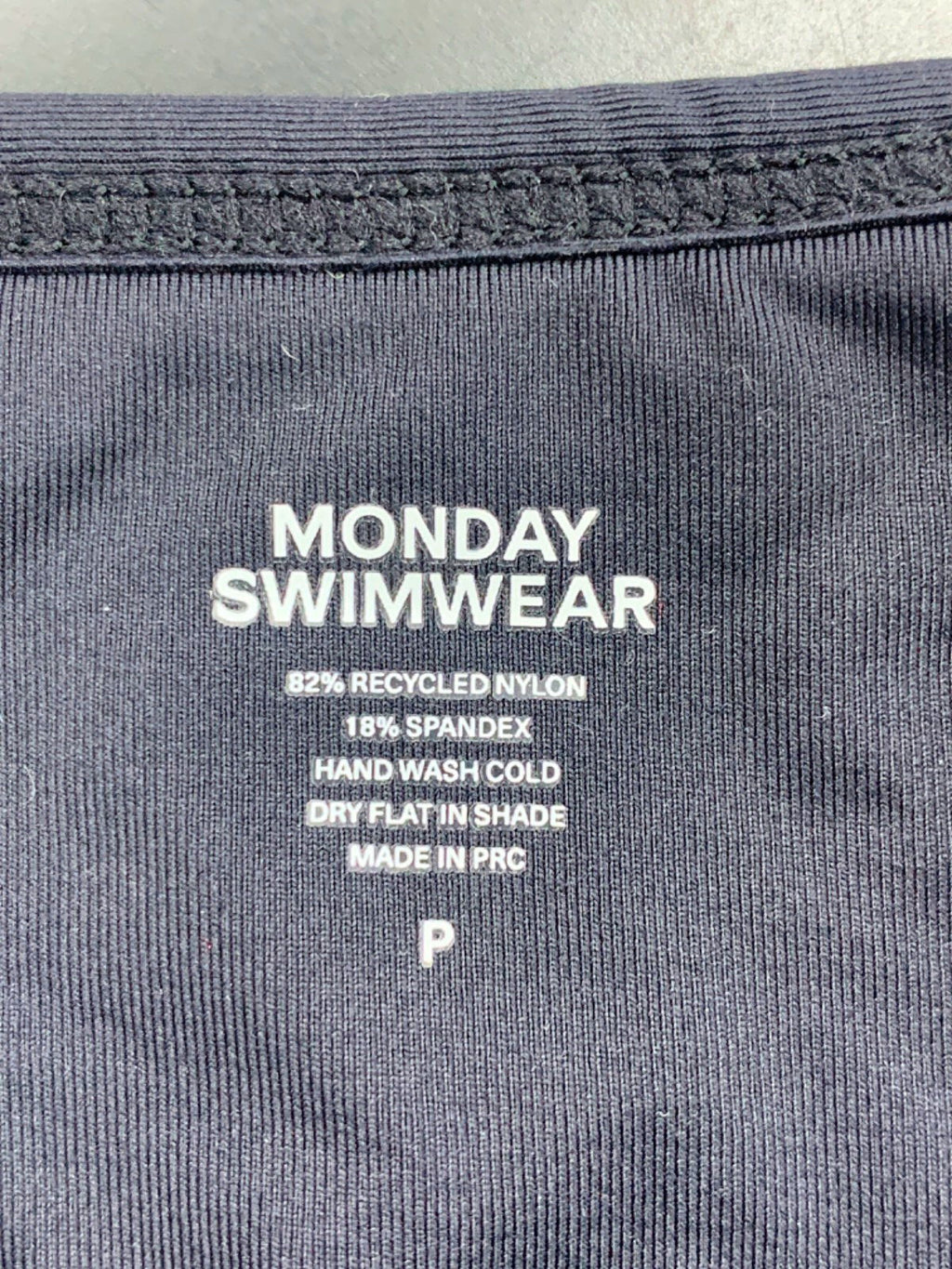 Monday Swimwear Black Bikini Set UK S