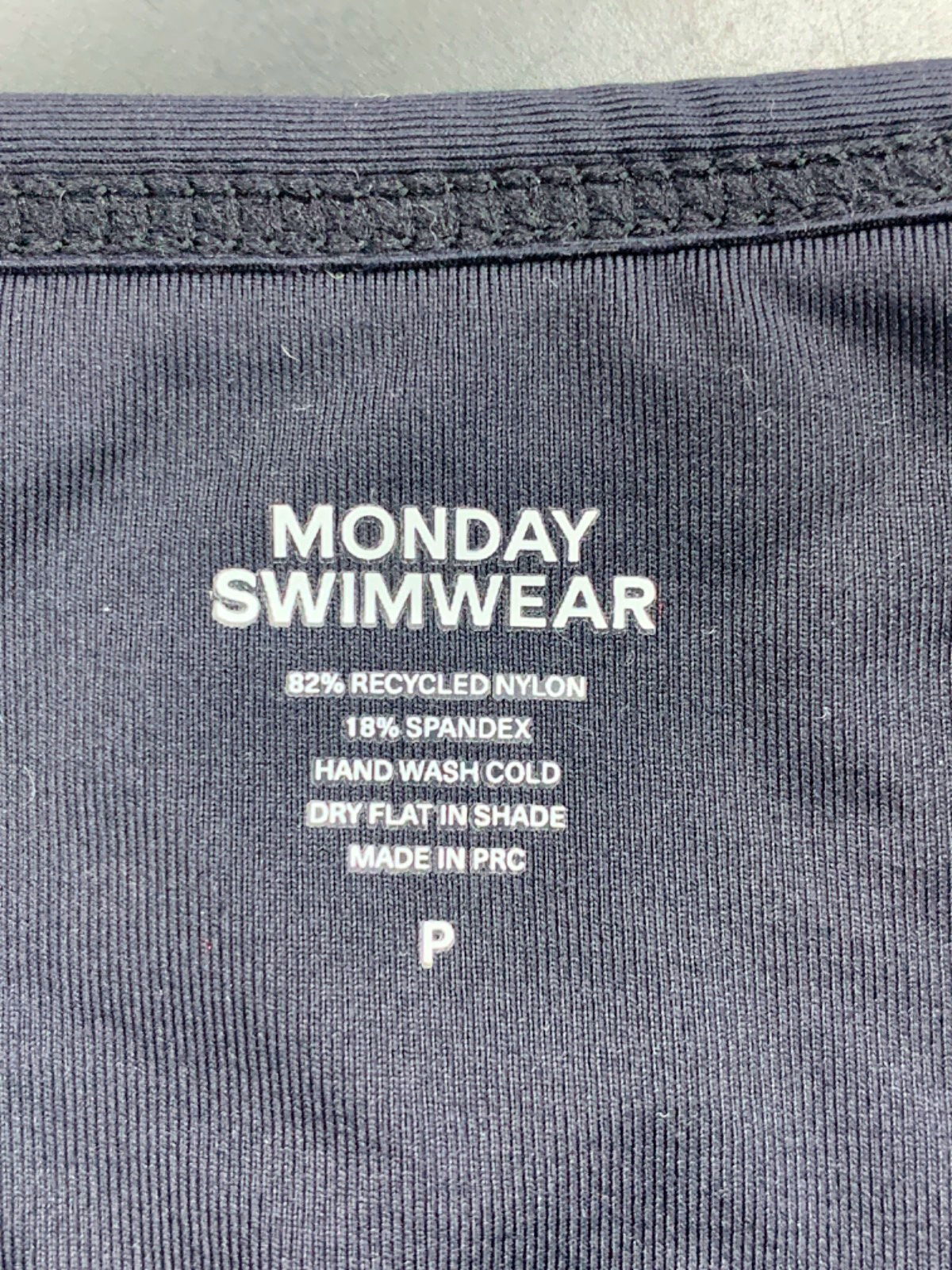 Monday Swimwear Black Bikini Set UK S