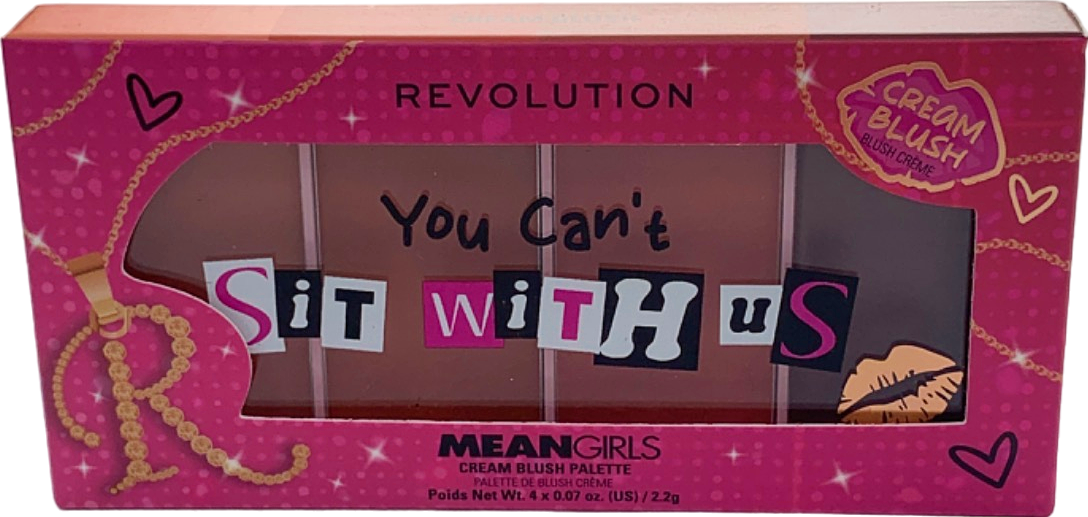 Revolution Mean Girls Cream Blush Palette You Can't Sit With Us 22g