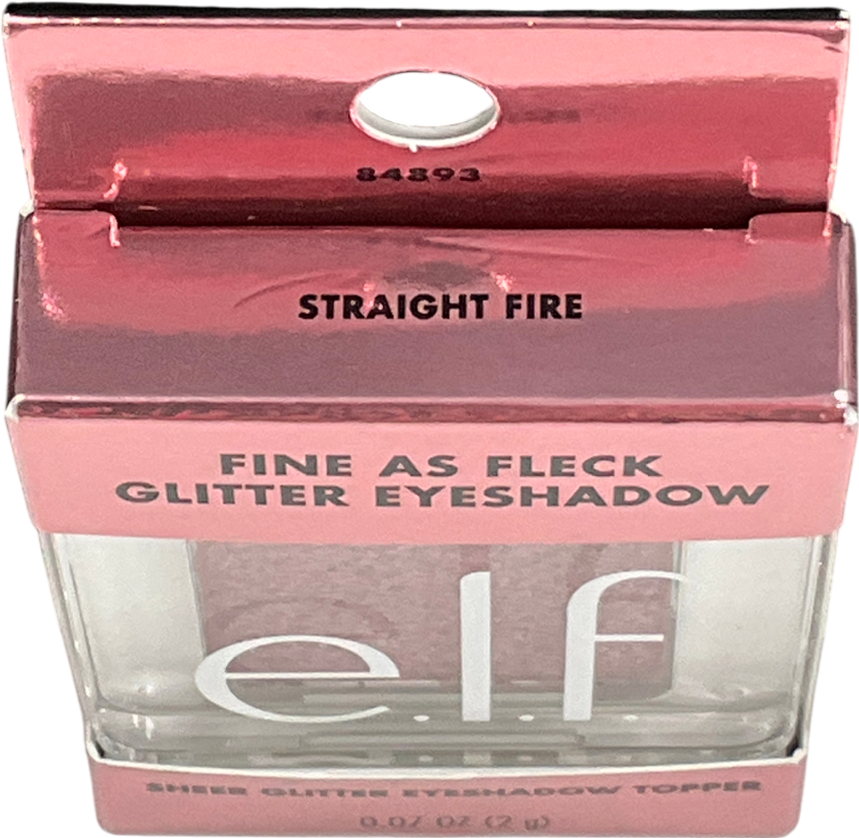 E.L.F Cosmetics Fine As Fleck Glitter Eyeshadow Straight Fire 2g