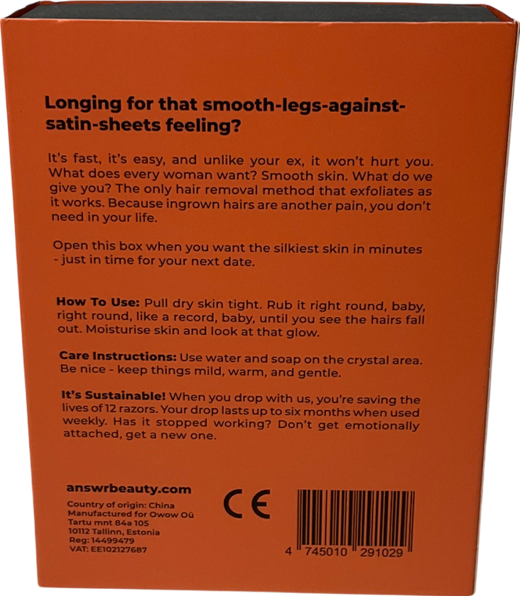 answr Exfoliating Hair Removal Drop