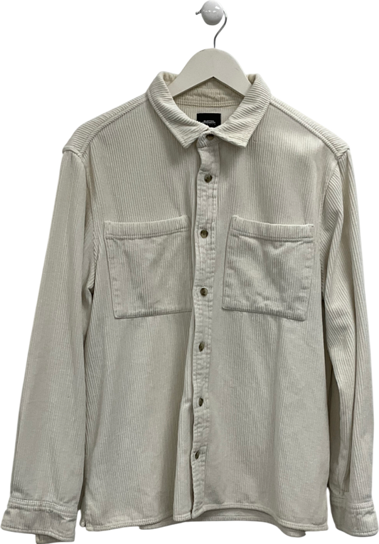 Burton White Cotton Workwear Jacket UK M