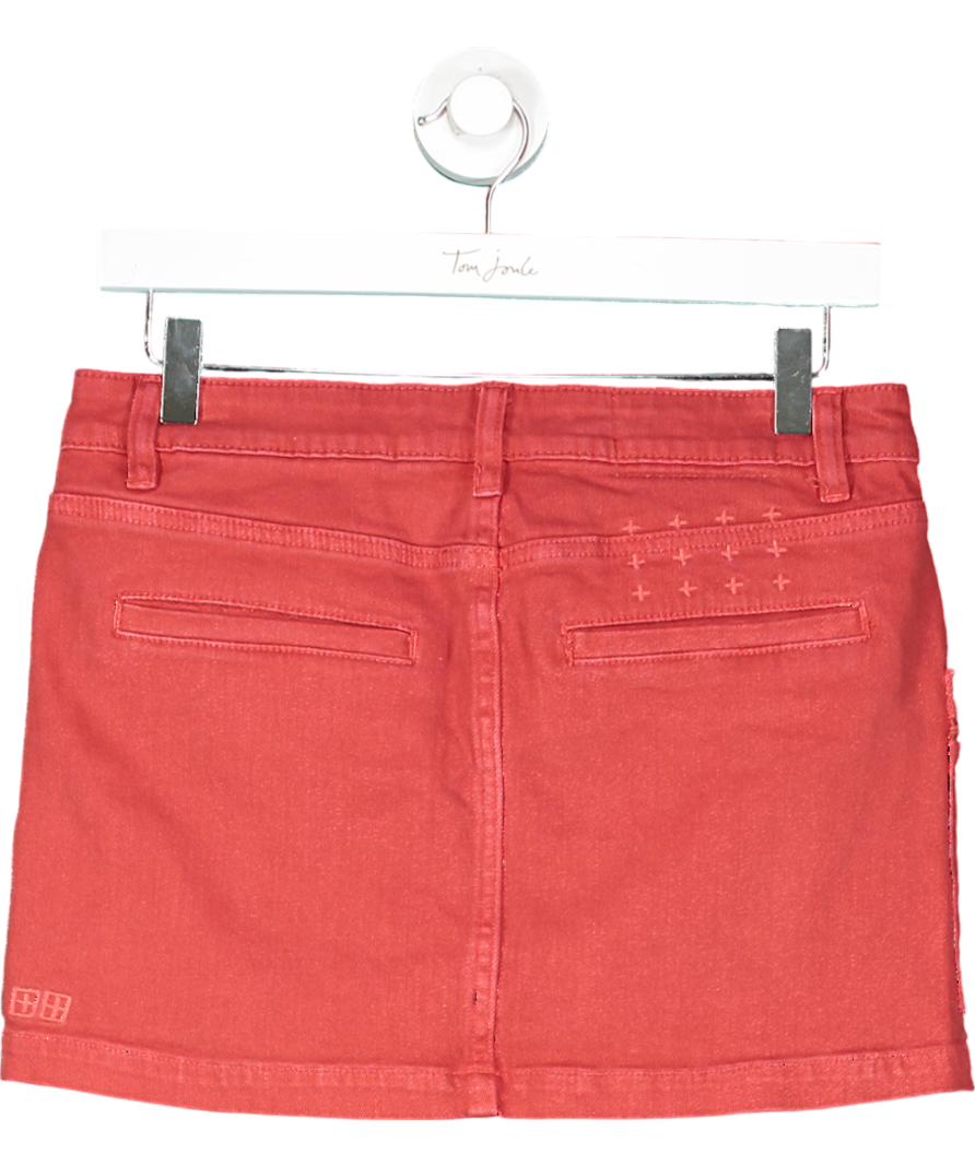Ksubi Red Low Rider Mini Skirt In Roasted W25